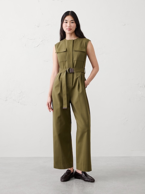 COMBINAISON UTILITAIRE EN SATIN DE COTON