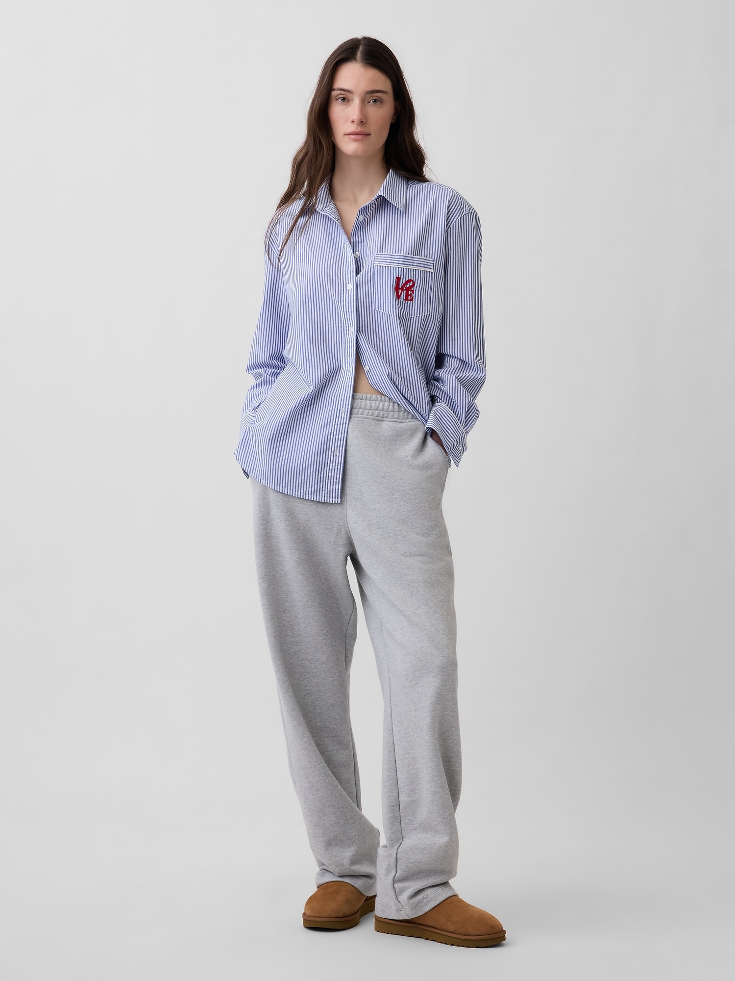 Robert Indiana LOVE Poplin PJ Shirt