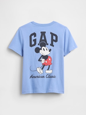 babyGap &times; ディズニー ミッキーマウス GAPロゴTシャツ