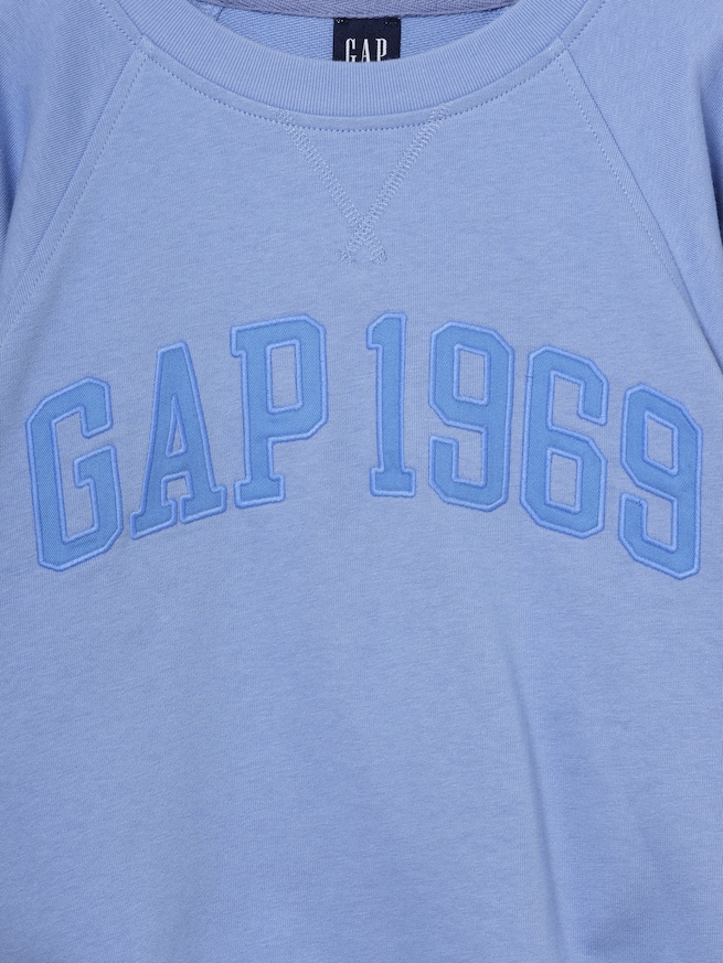 フレンチテリー ラグラン GAPロゴスウェットシャツ-4