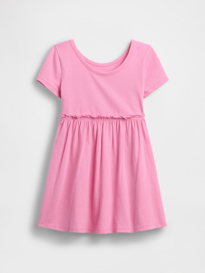 babyGap GAPロゴ ジャージーワンピース-1