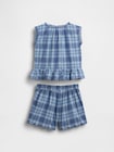 babyGap プレイド 2ピース コーデセット-1