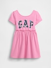 babyGap GAPロゴ ジャージーワンピース-2