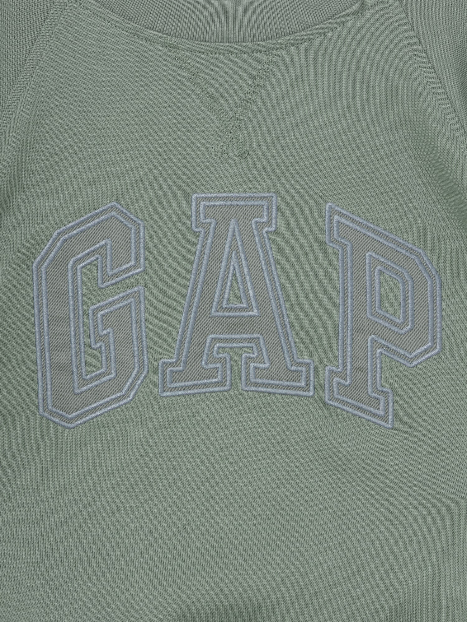 フレンチテリー ラグラン GAPロゴスウェットシャツ-4