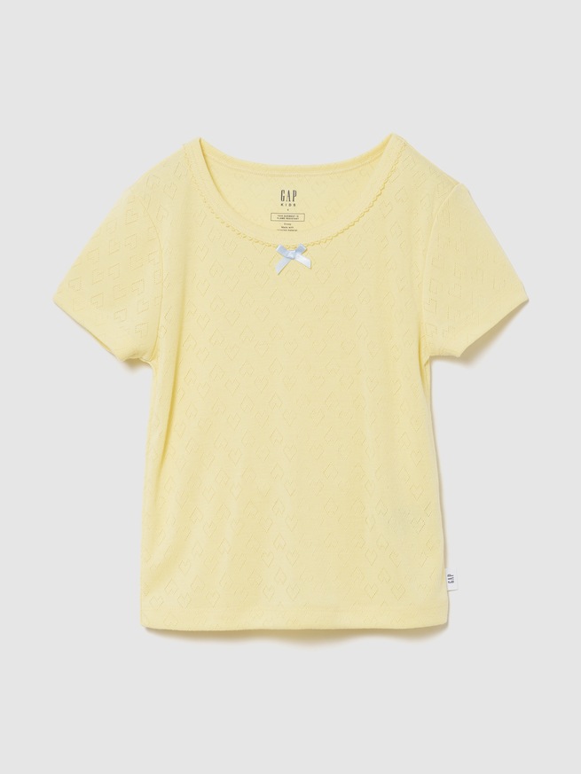 リサイクル ポインテール パジャマTシャツ (キッズ)-0