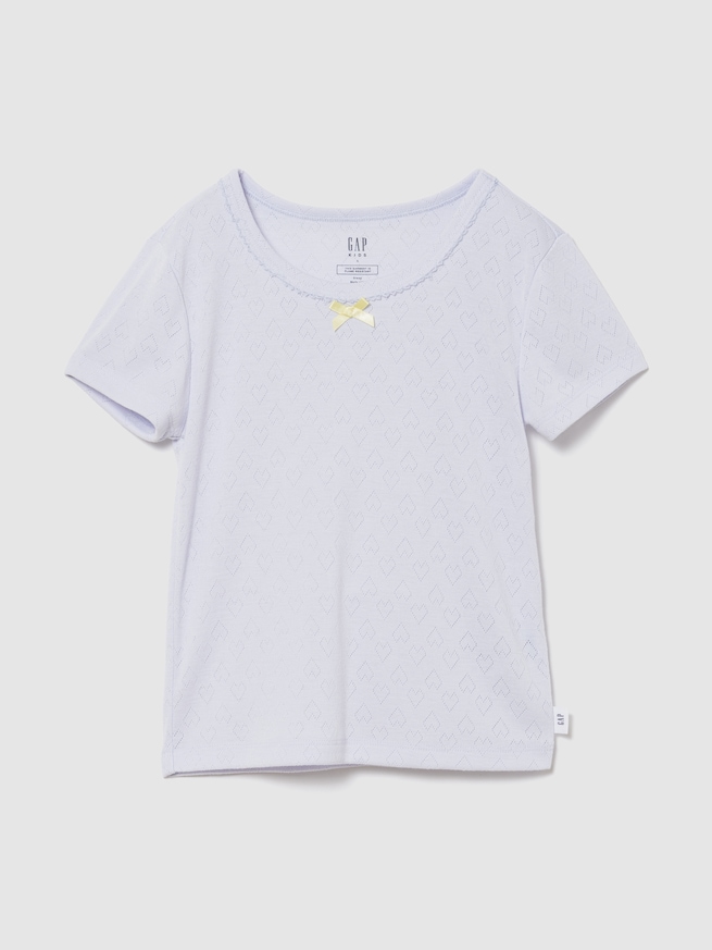 リサイクル ポインテール パジャマTシャツ (キッズ)-0