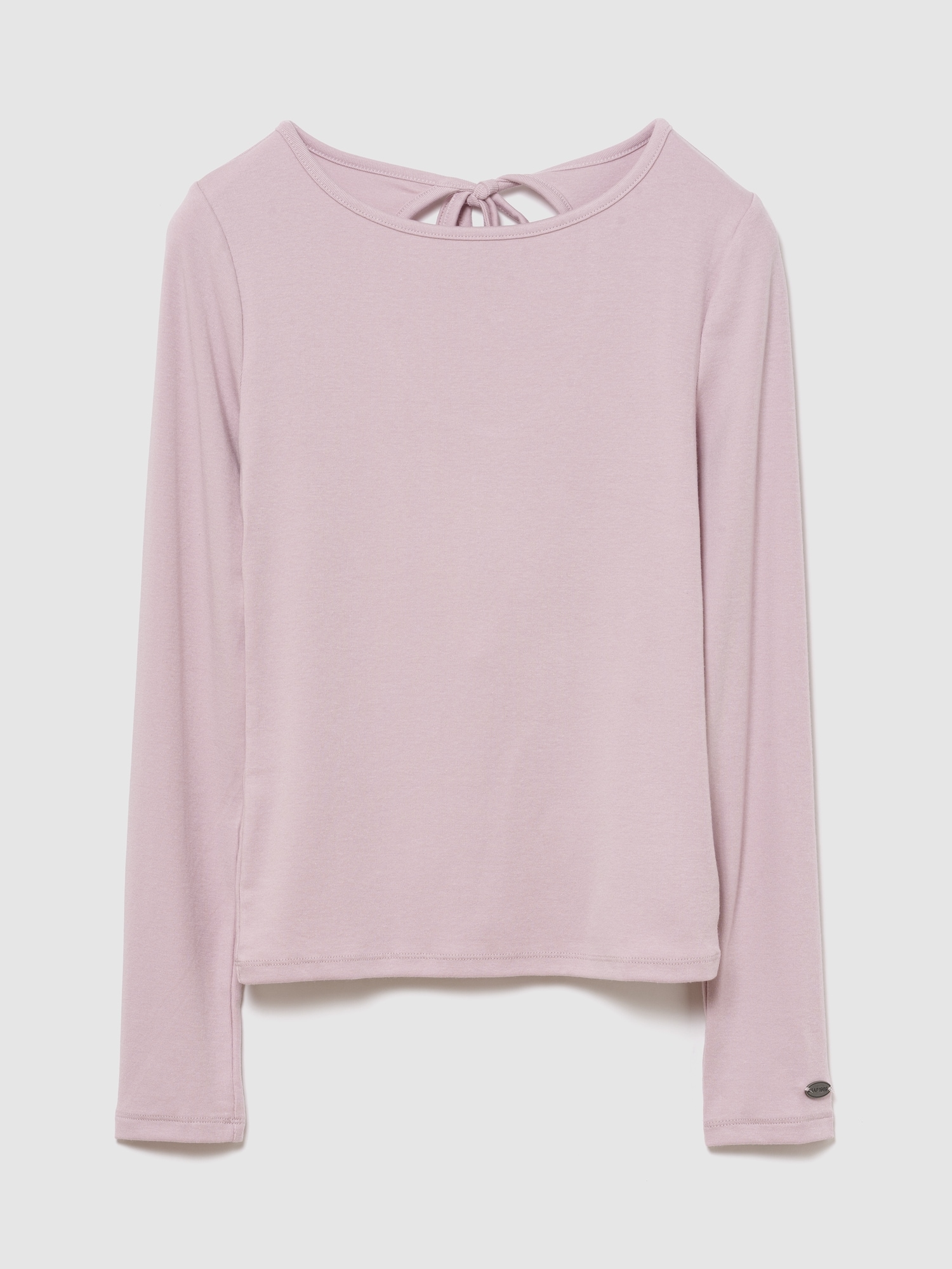 モダン バックタイ Tシャツ-0