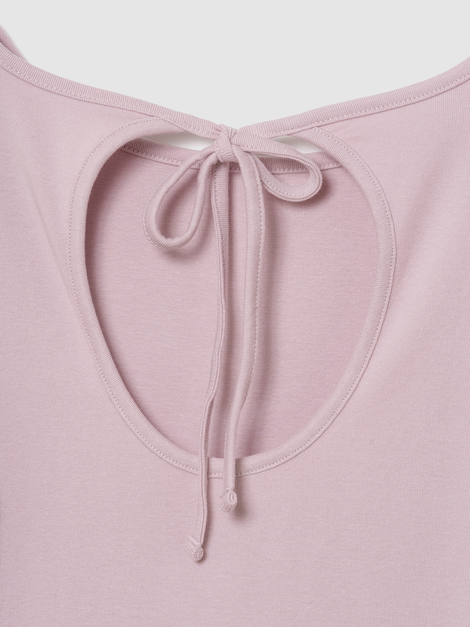 モダン バックタイ Tシャツ-3