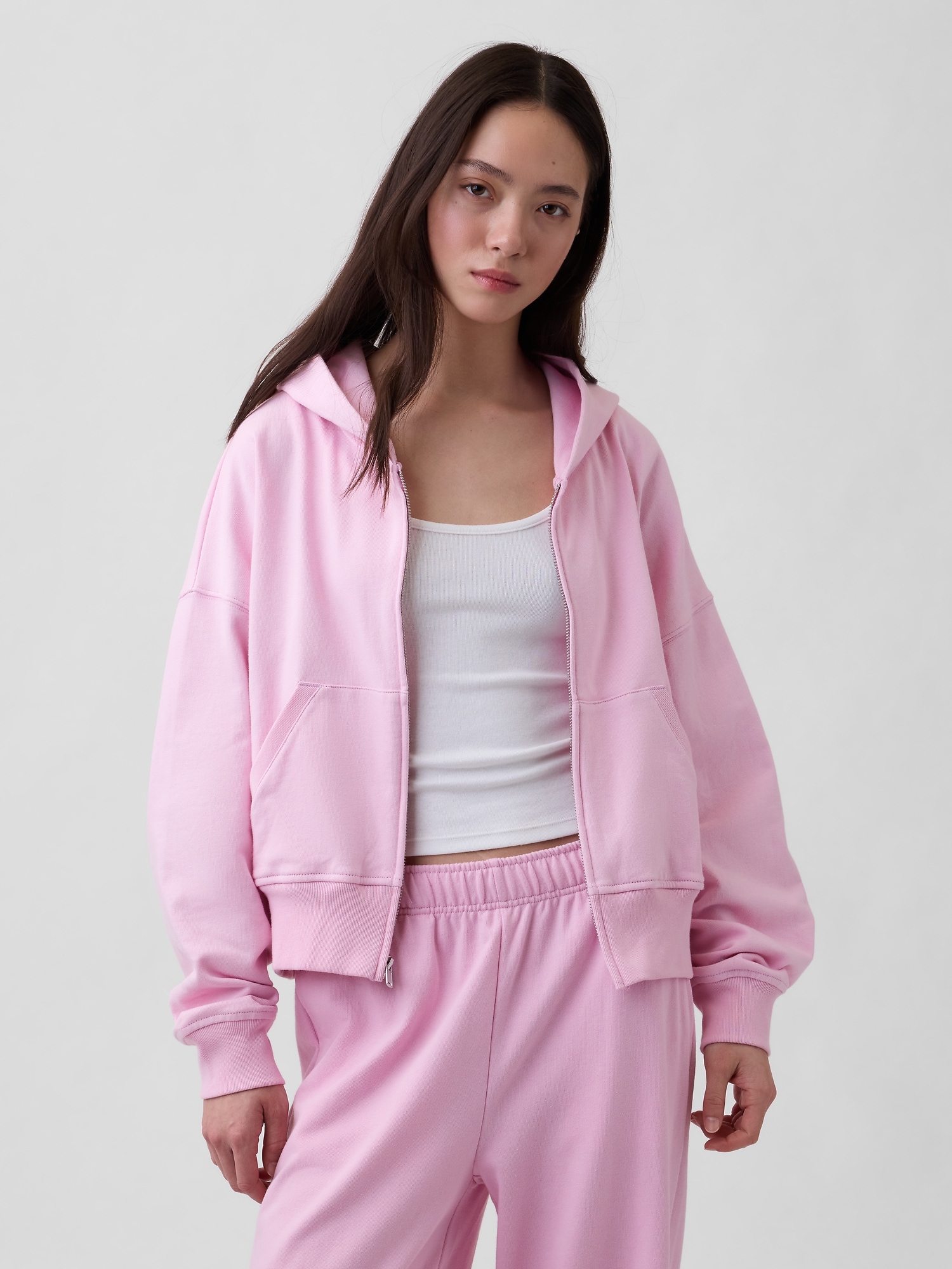 VintageSoft Terry Zip Hoodie