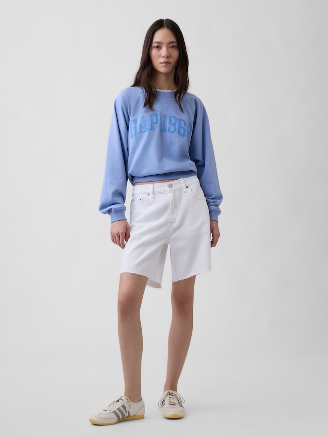 フレンチテリー ラグラン GAPロゴスウェットシャツ-1