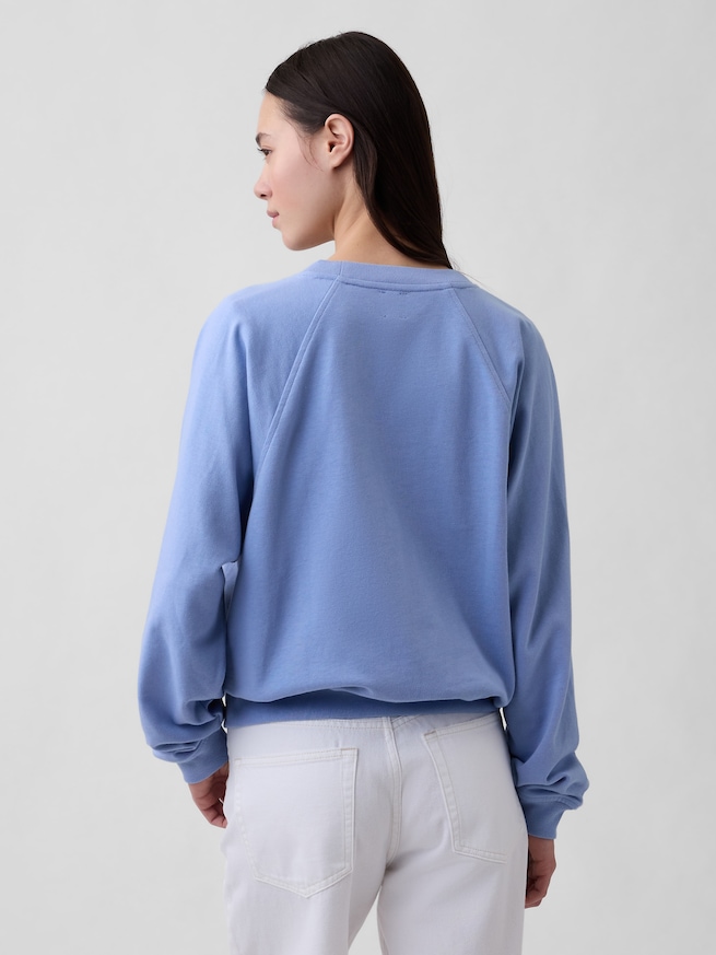 フレンチテリー ラグラン GAPロゴスウェットシャツ-2