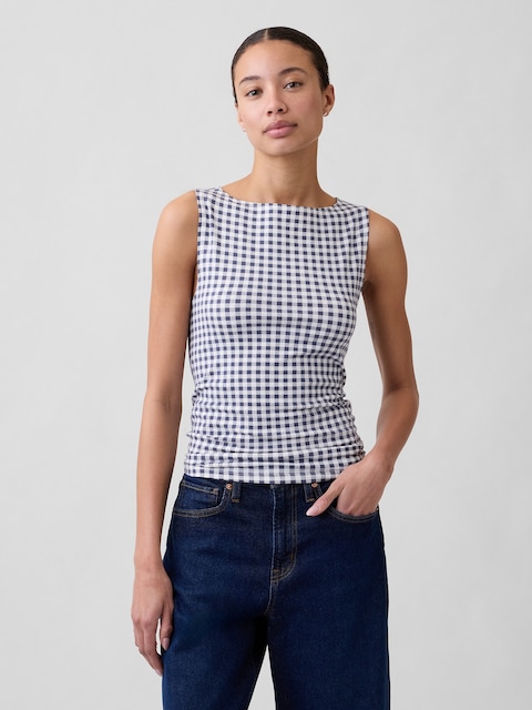 Boatneck Tank Top