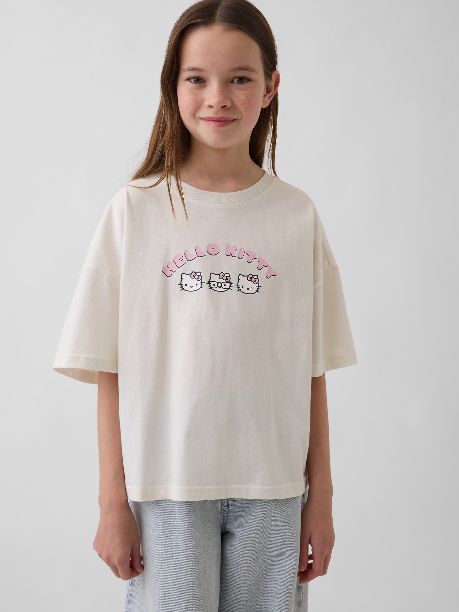 T-SHIRT SURDIMENSIONNÉ À IMPRIMÉ SANRIO POUR ENFANT