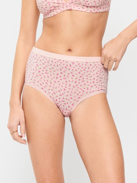 High-Waisted Everyday Brief Cotton Underwear