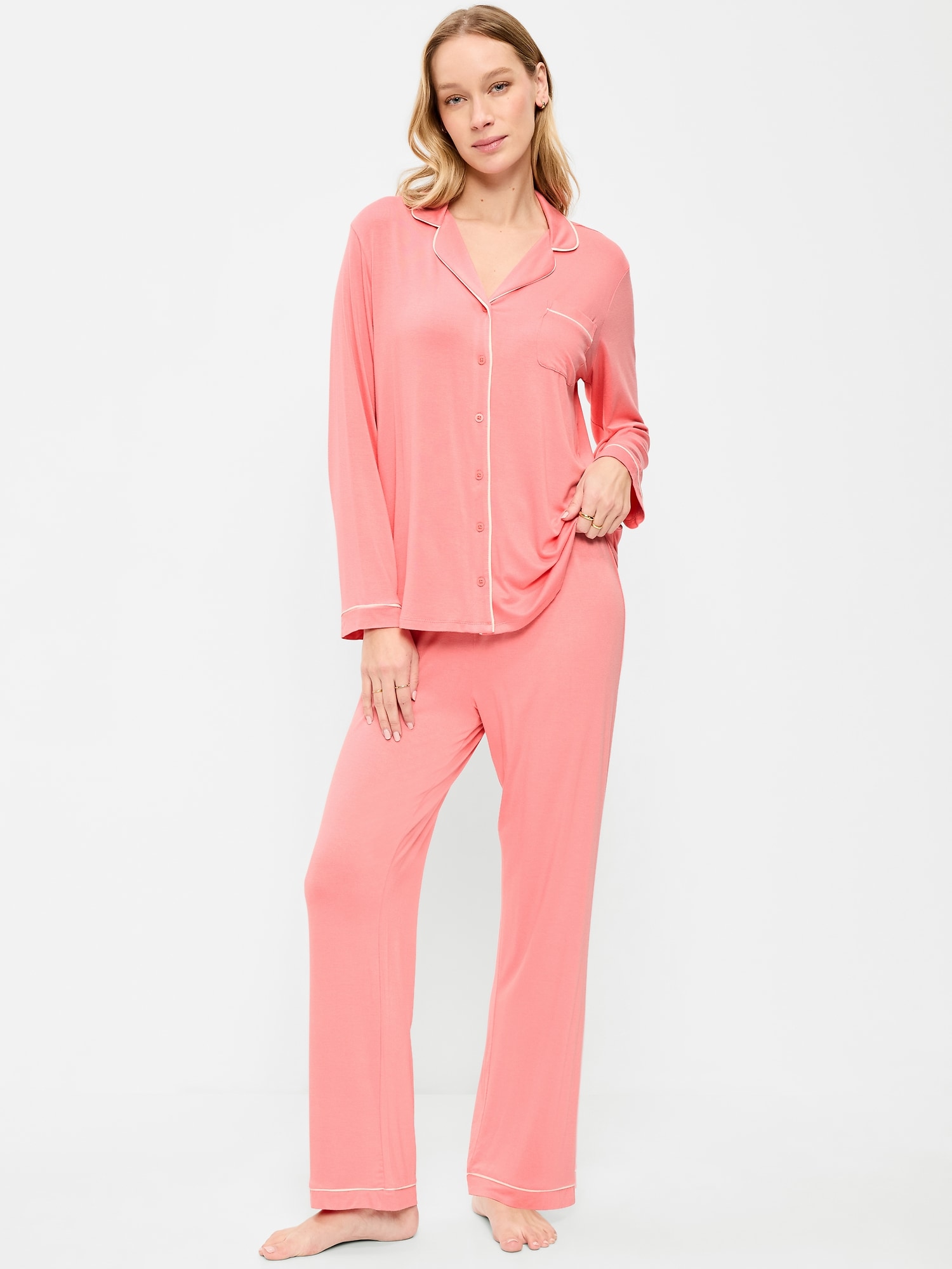 Sunday Sleep Knit Jersey Pant Set