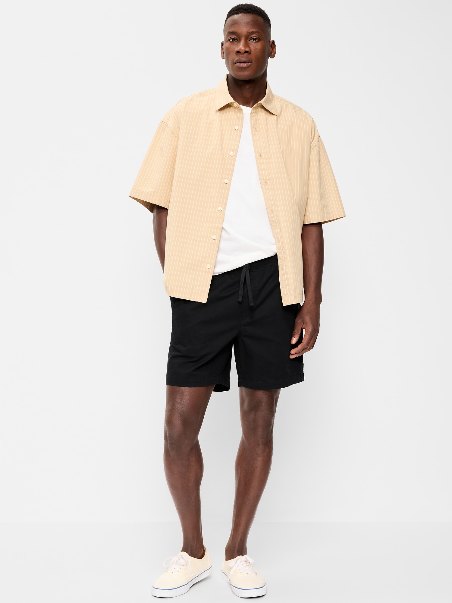 Twill Jogger Shorts -- 7-inch inseam