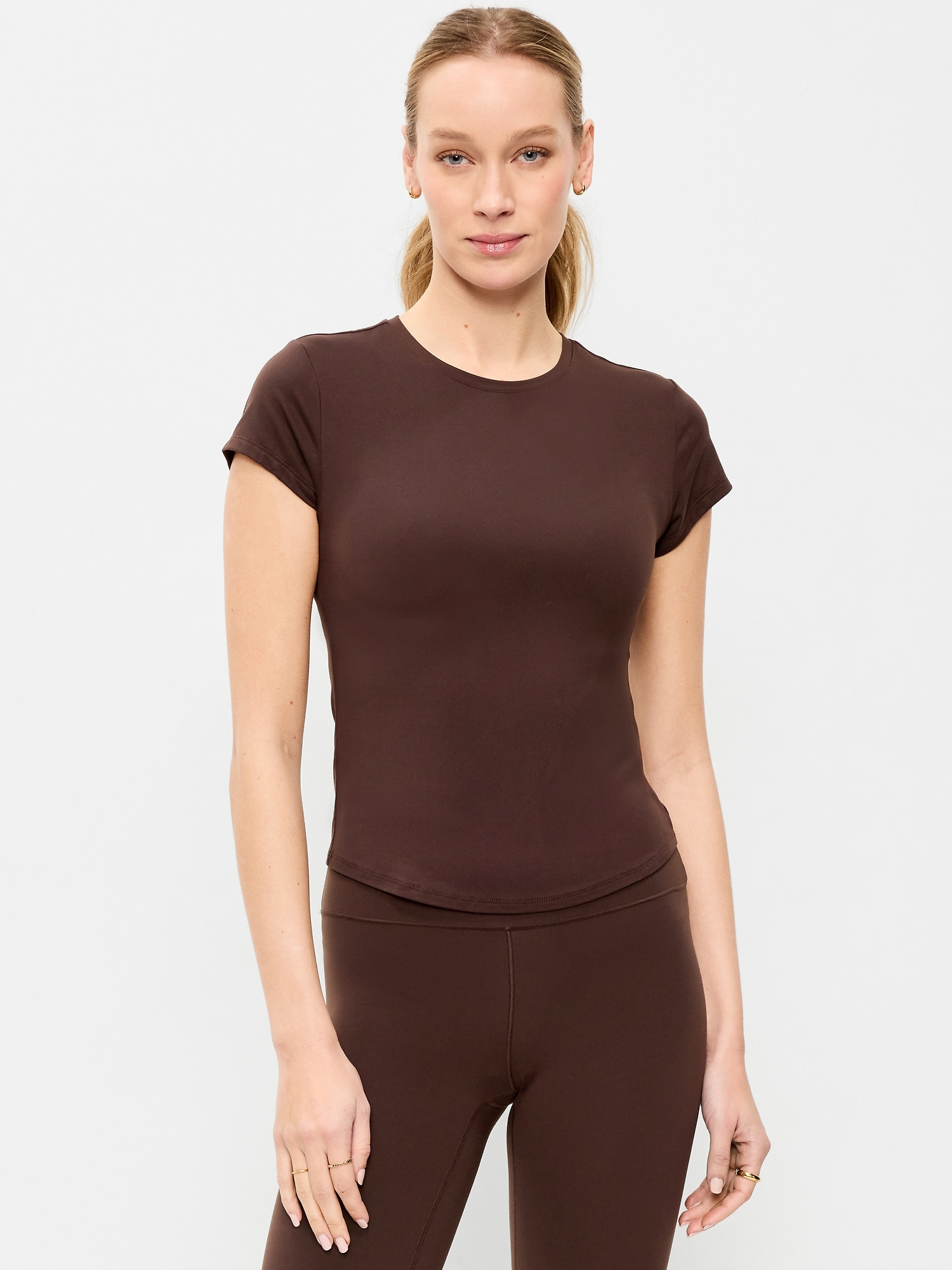 HAUT COUCHE DE BASE À MANCHES COURTES STUDIOSMOOTH
