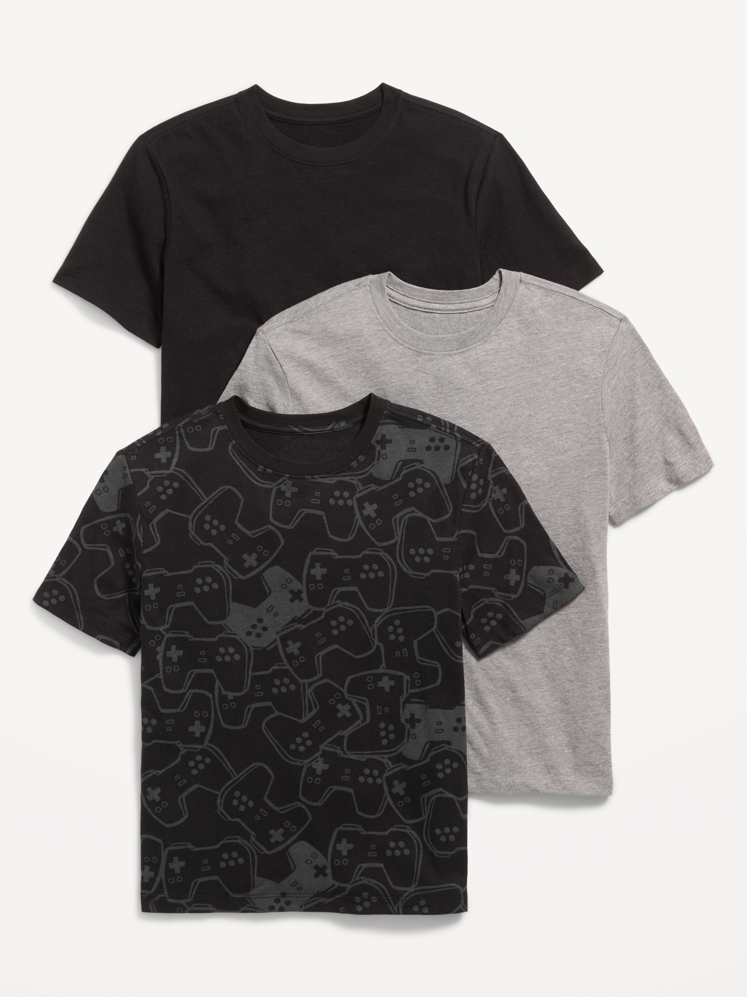 Softest Short-Sleeve T-Shirt 3-Pack for Boys