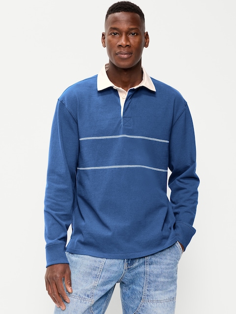 POLO DE RUGBY AUX COULEURS CONTRASTÉES