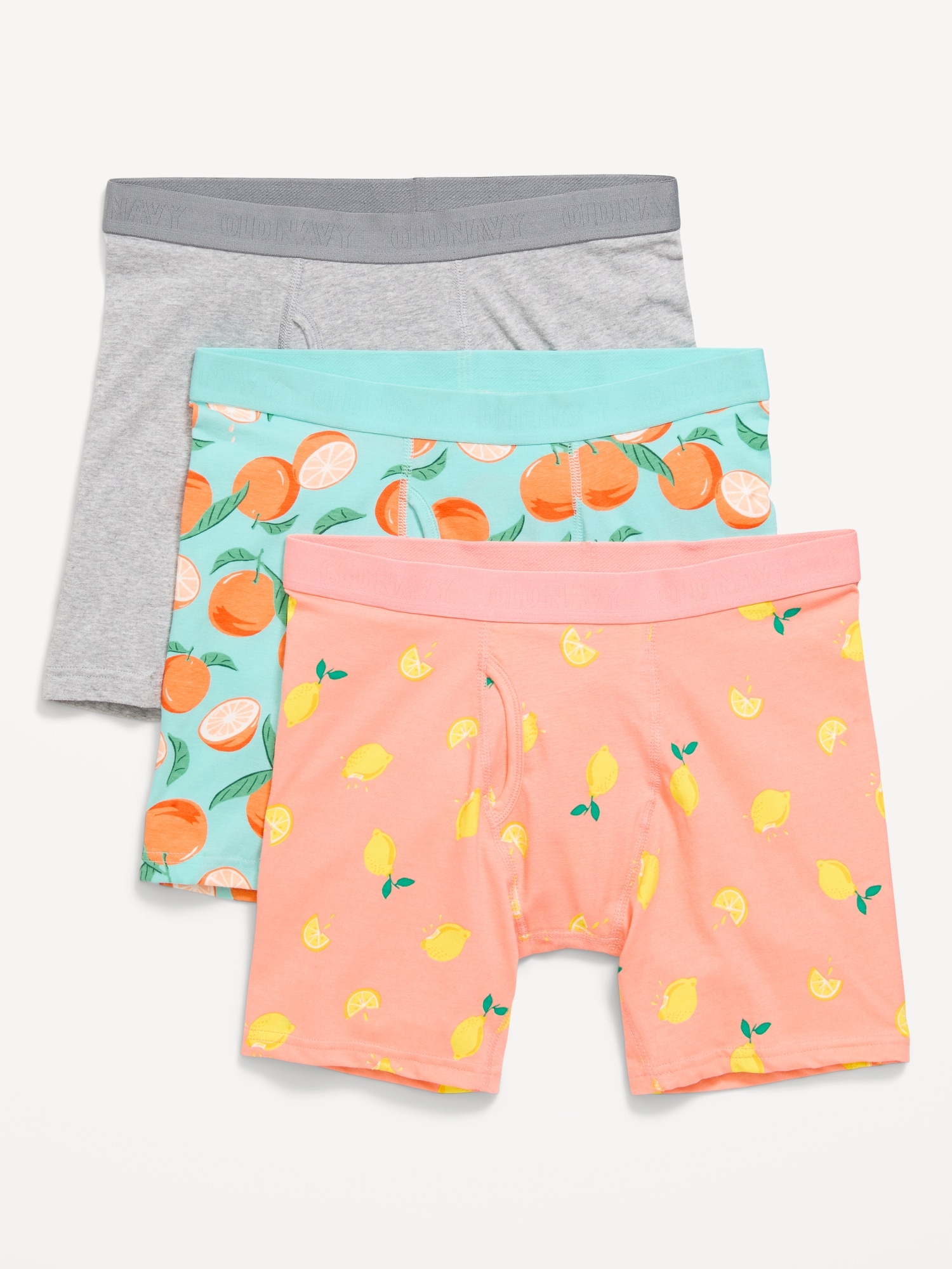 Printed Boxer-Brief Underwear 3-Pack -- 6.25-inch inseam