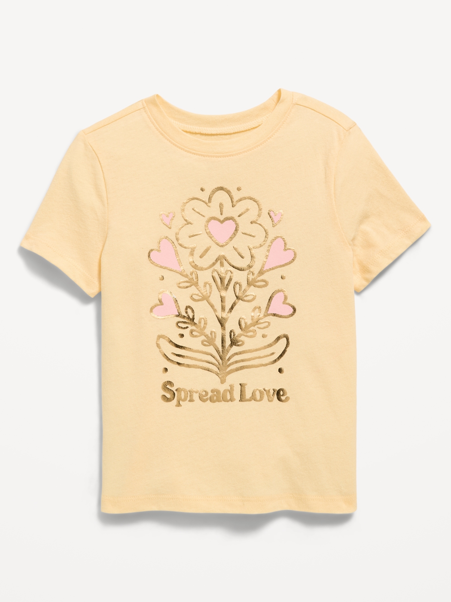 T-SHIRT À IMPRIMÉ À MANCHES COURTES POUR TOUTE-PETITE