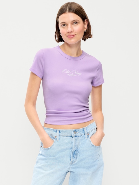 T-SHIRT MOULANT À LOGO IMPRIMÉ