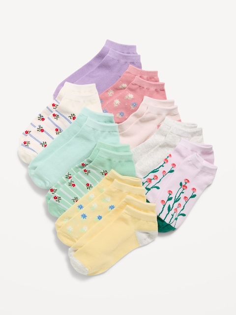 Ankle Socks 10-Pack for Girls