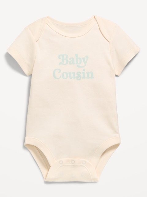 Short-Sleeve Graphic Bodysuit for Baby