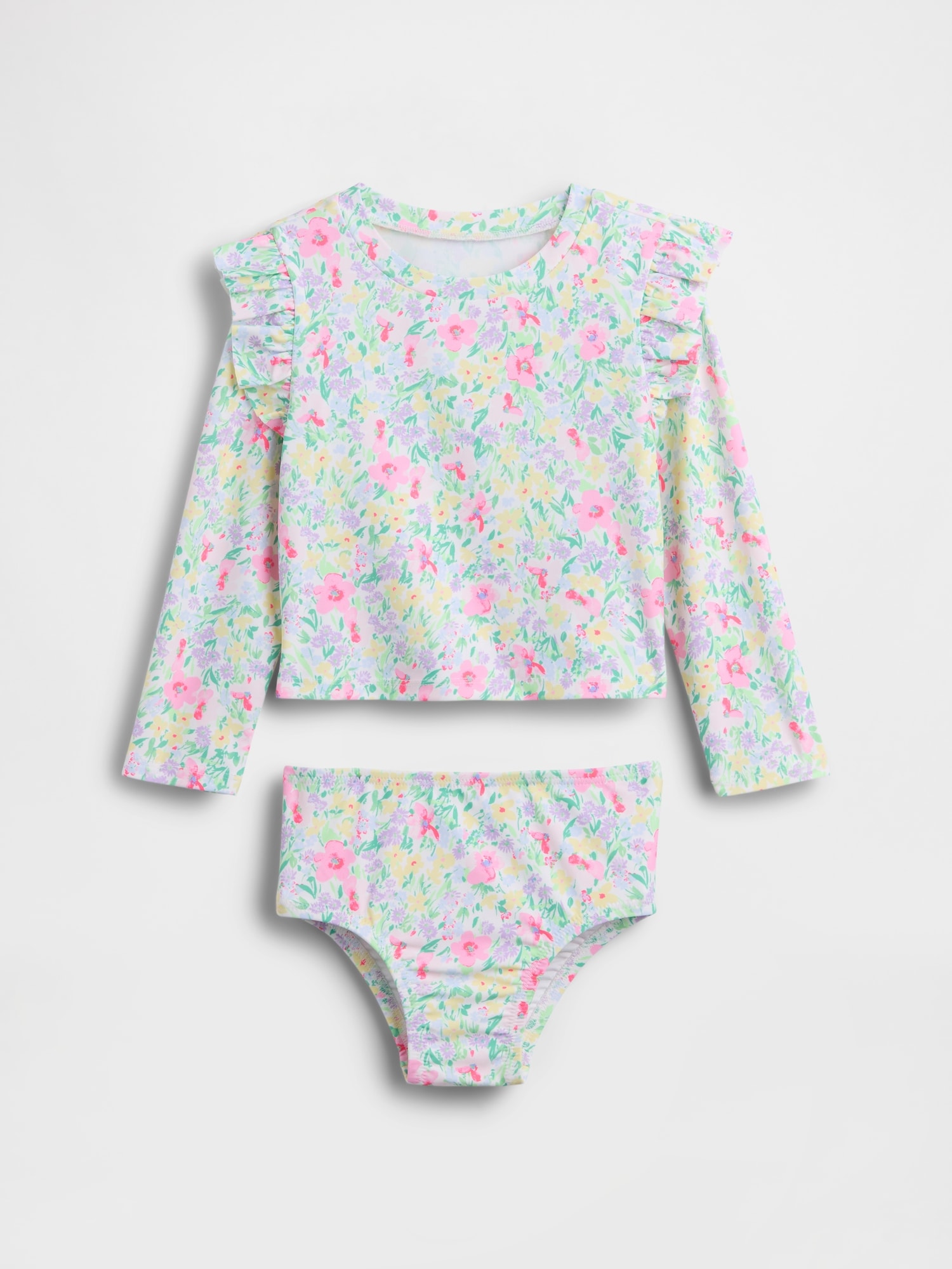 2ピースラッシュガード 水着  (幼児・ベビー)-0