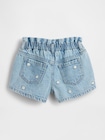 刺しゅう デニム ストライド ショートパンツ (幼児・ベビー)-1