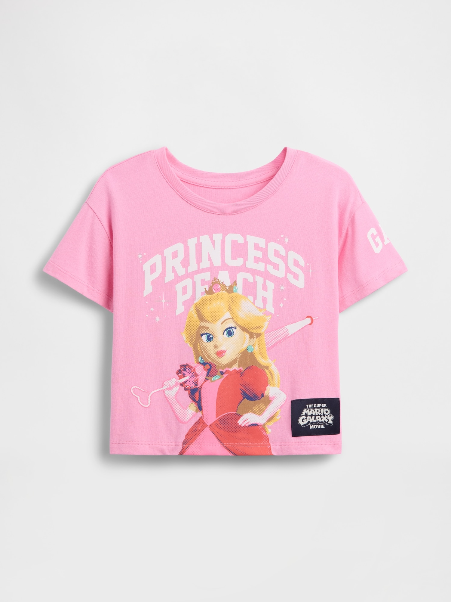 ピーチ姫 グラフィックTシャツ (幼児)-0