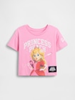 ピーチ姫 グラフィックTシャツ (幼児)-0