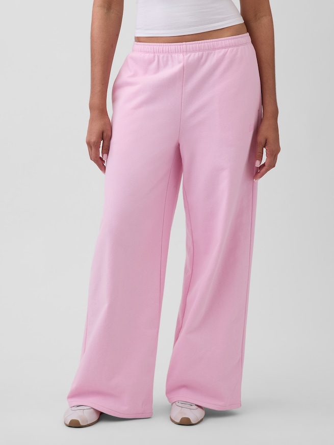 フレンチテリー GAP1969ロゴ バギースウェットパンツ-1