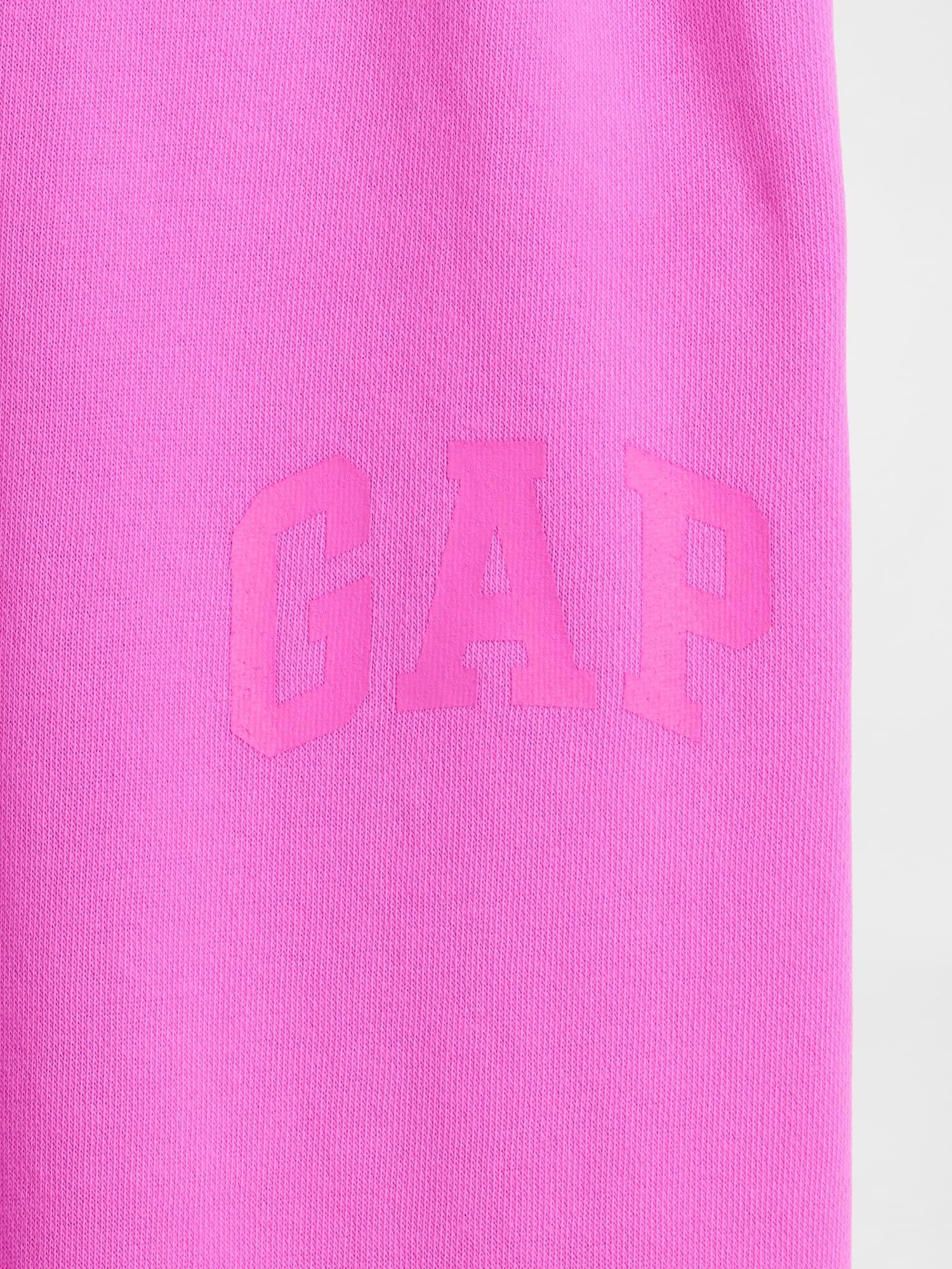 GAPロゴ フレンチテリー ワイドパンツ-4