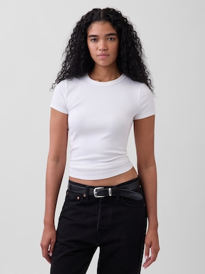 モダン クルーネックTシャツ