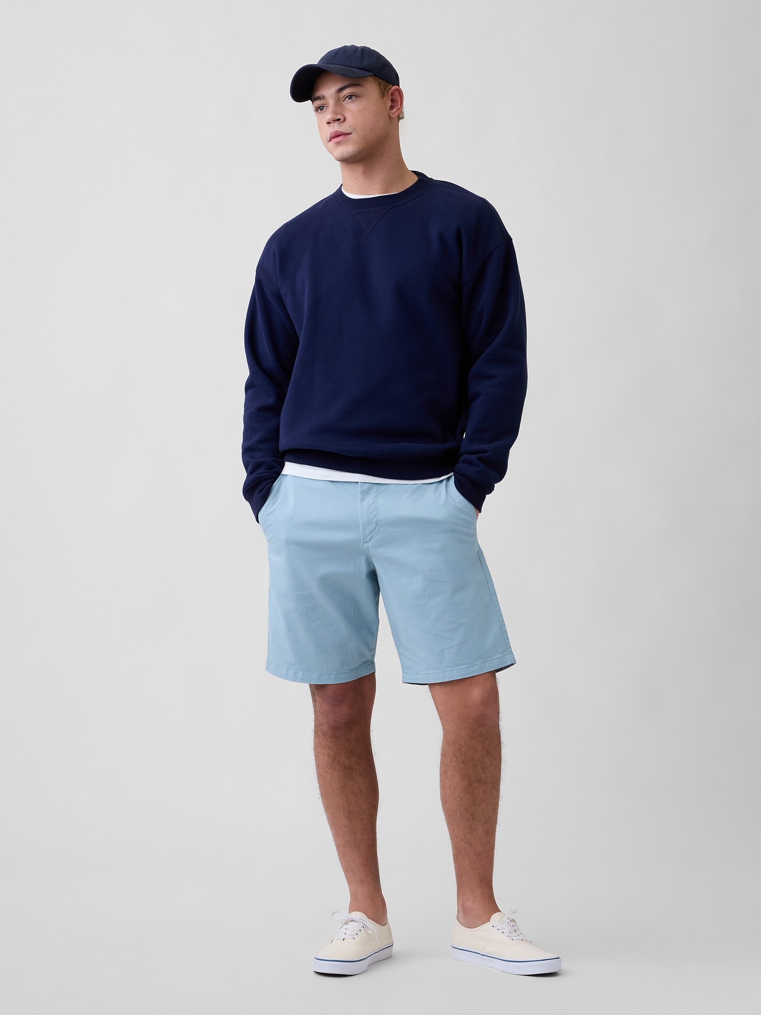 9" Essential Khaki Shorts