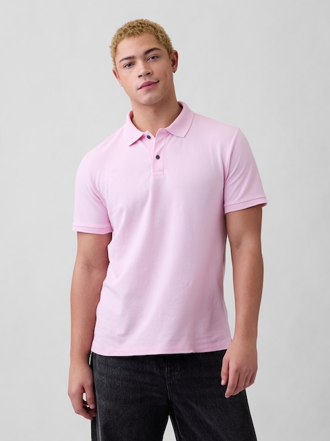 Stretch Pique Polo Shirt