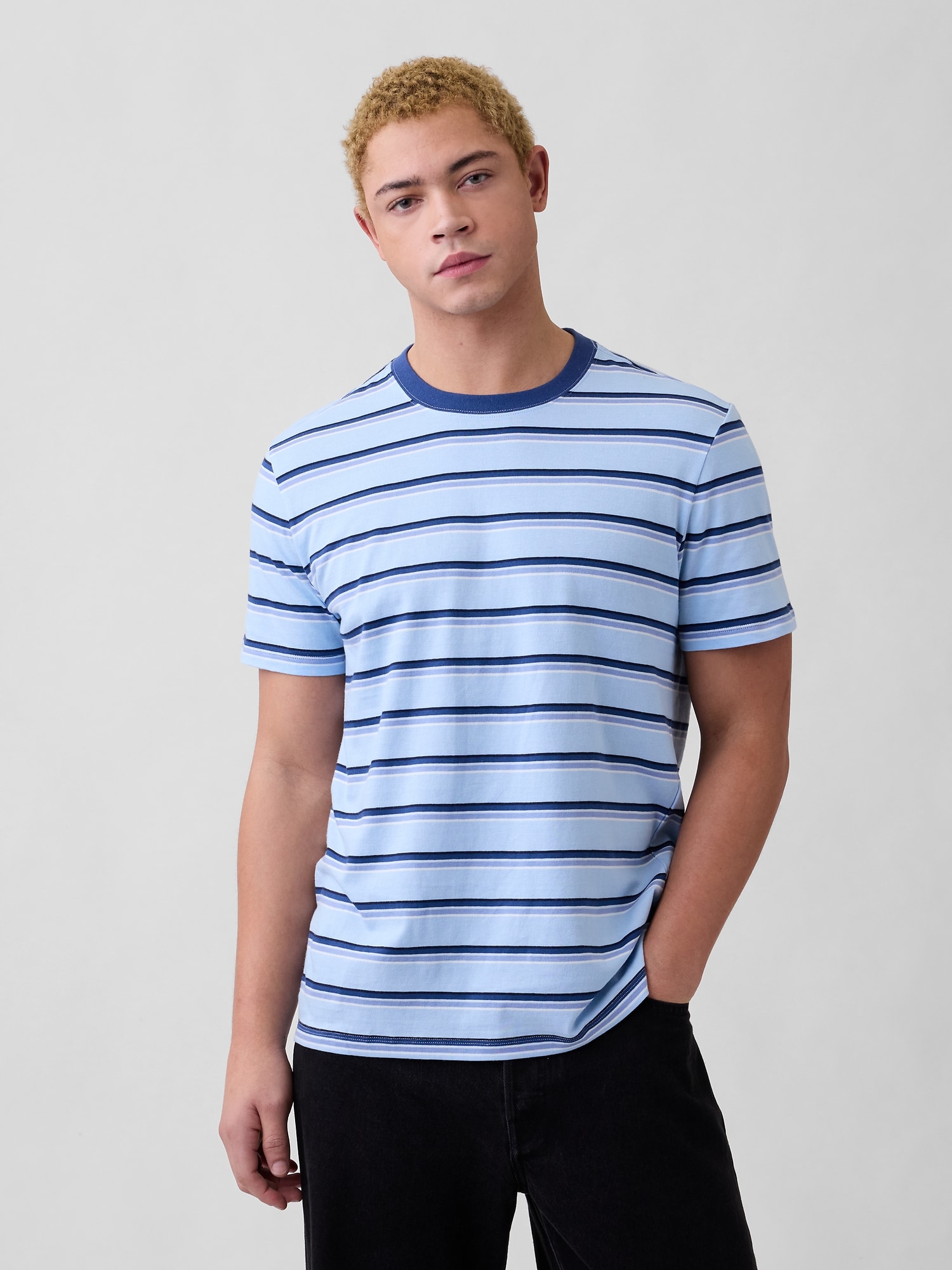 Everyday Soft Stripe Crewneck T-Shirt