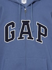 リラックス GAPロゴ ジップアップパーカー-2