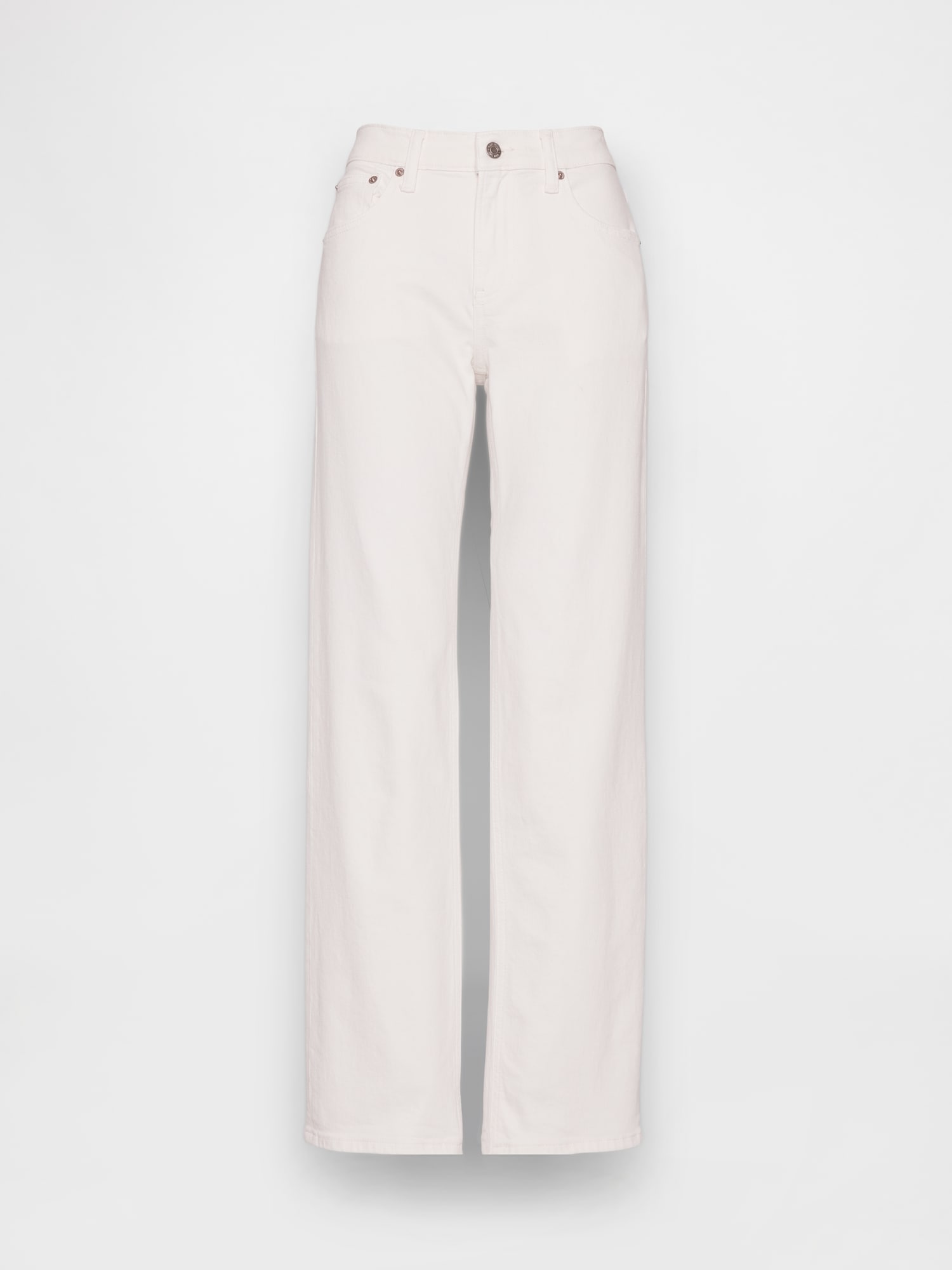 ミッドライズ リラックスフィット ストレートデニム-5