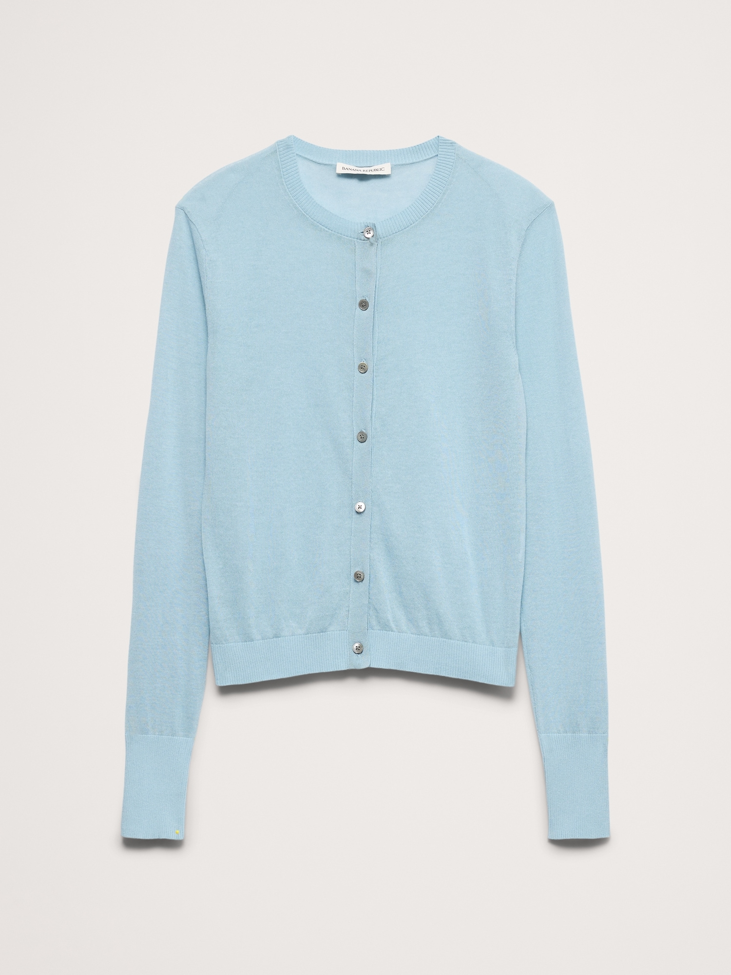 シアー ウルトラファイン コットン カーディガン-1