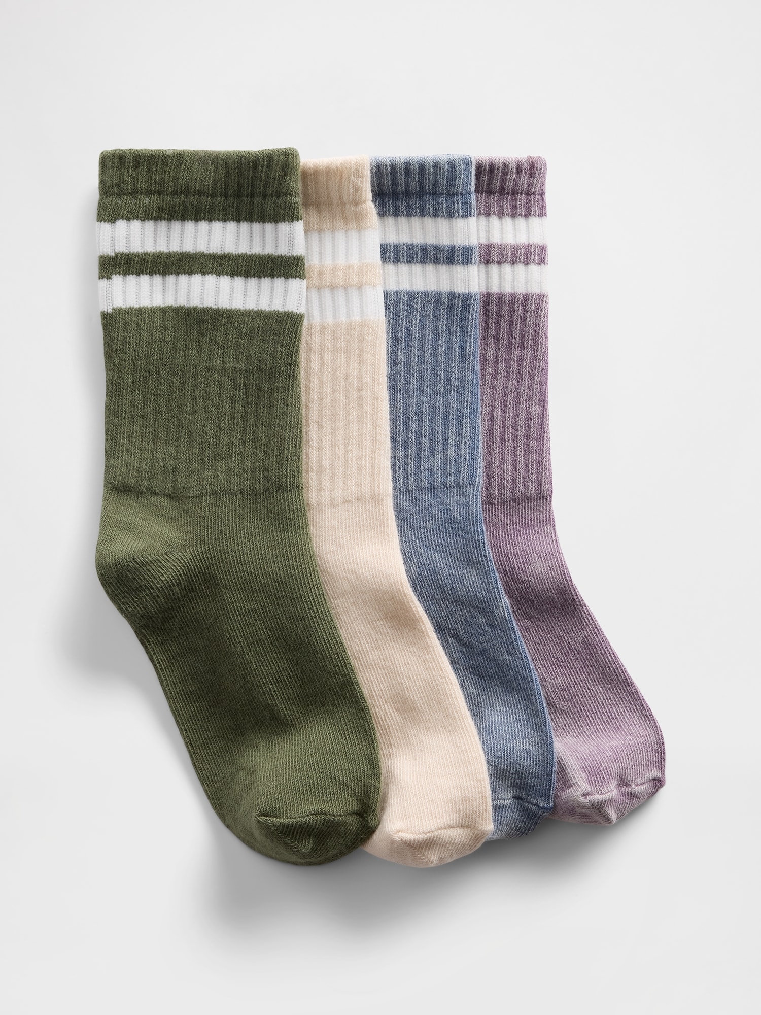 CHAUSSETTES DE STYLE UNIVERSITAIRE POUR ENFANT (PAQUET DE 4 PAIRES)