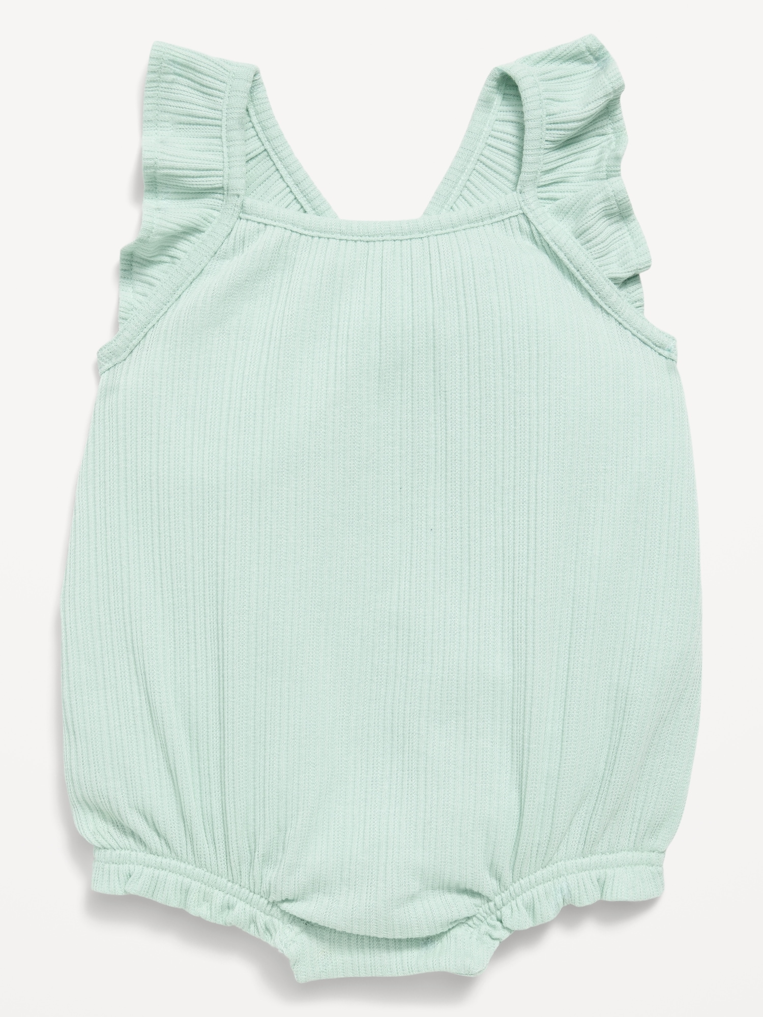 ROBE SANS MANCHES À BORDURE À VOLANTS POUR BÉBÉ