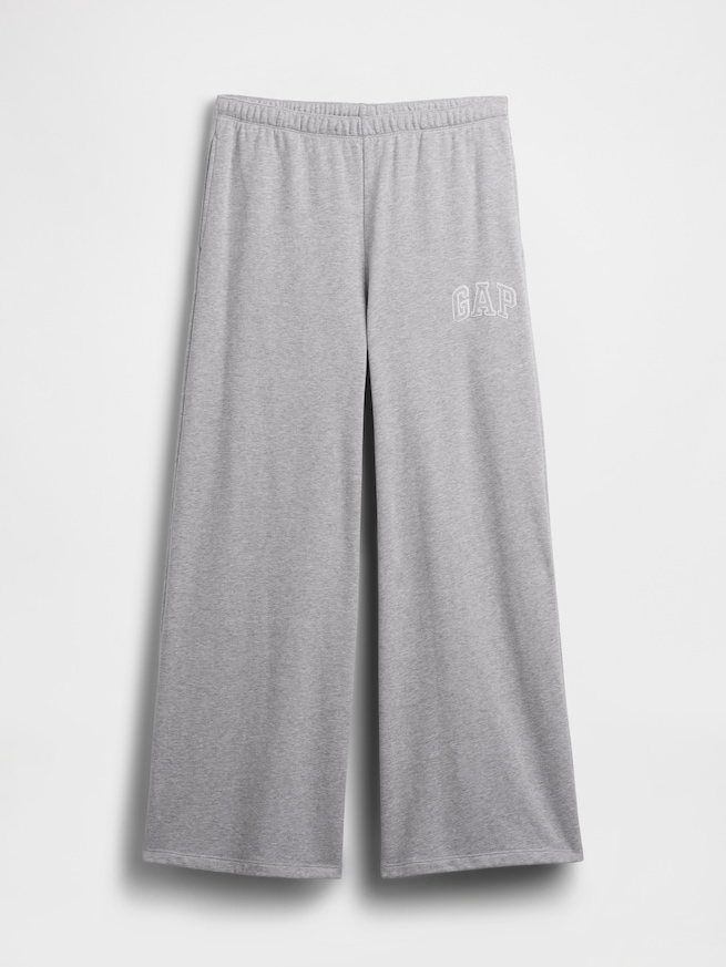 GAPロゴ フレンチテリー ワイドパンツ-5