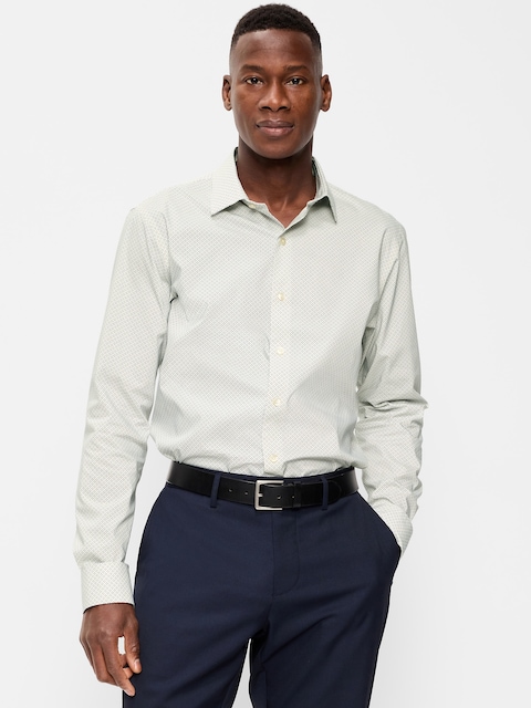 CHEMISE HABILLÉE EMBLÉMATIQUE PRO PERFORMANCE, COUPE ÉTROITE