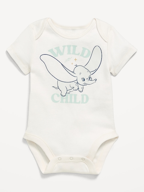 Disney© Dumbo Short-Sleeve Graphic Bodysuit for Baby
