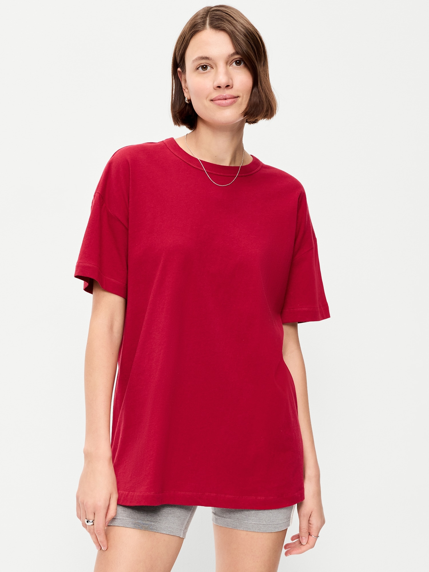 T-SHIRT TUNIQUE PASSE-PARTOUT SURDIMENSIONNÉ