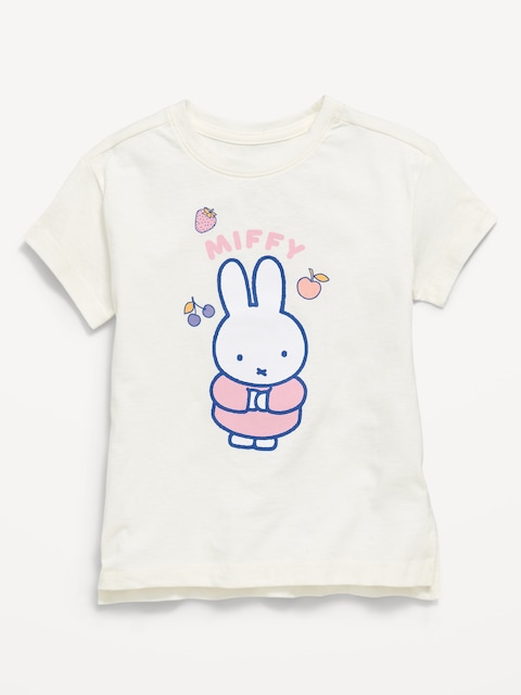 Miffy™ Oversized Graphic Tunic T-Shirt for Toddler Girls