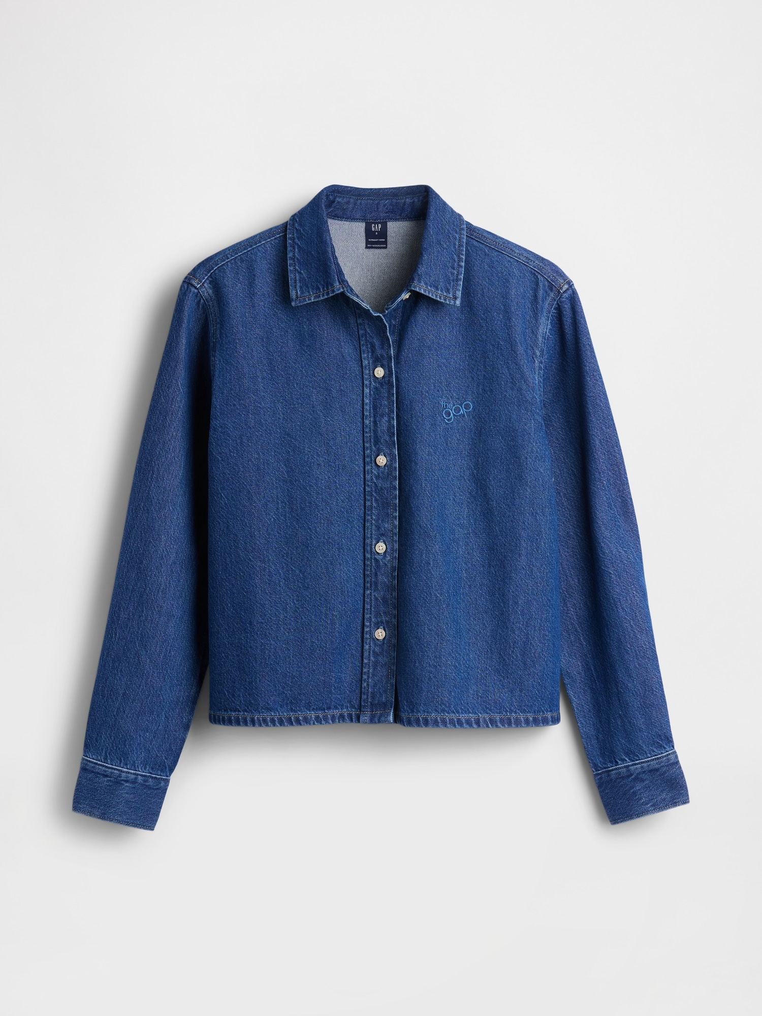 ウルトラソフトデニム GAPロゴシャツ-4