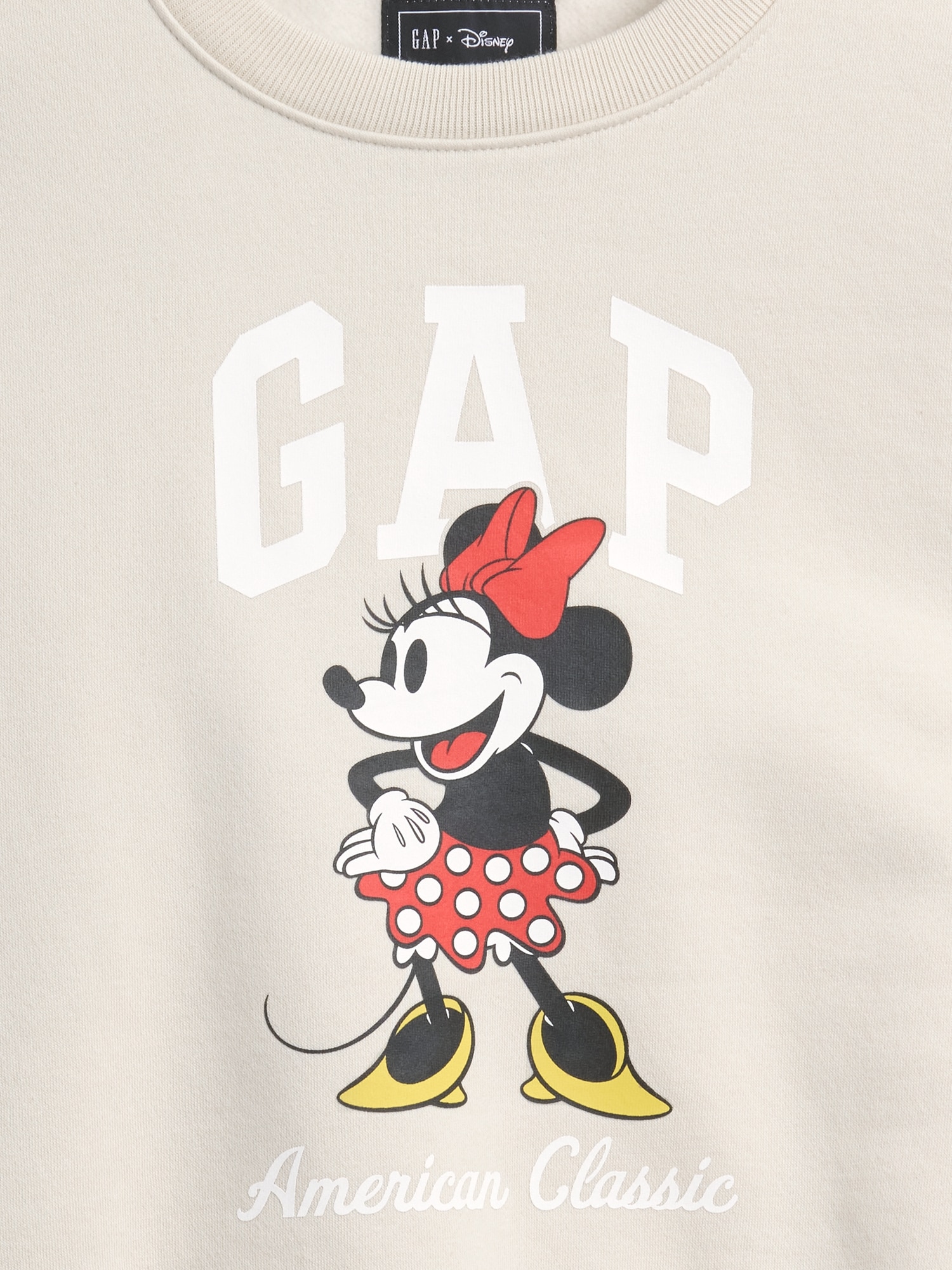 GapKids &times; ディズニー オーバーサイズ ウェッジ GAPロゴ スウェットシャツ-3